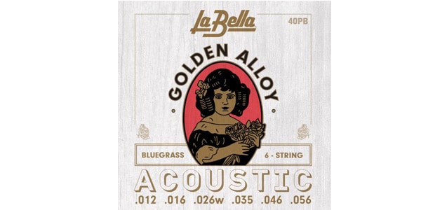 La Bella / 40PB Golden Alloy - Bluegrass