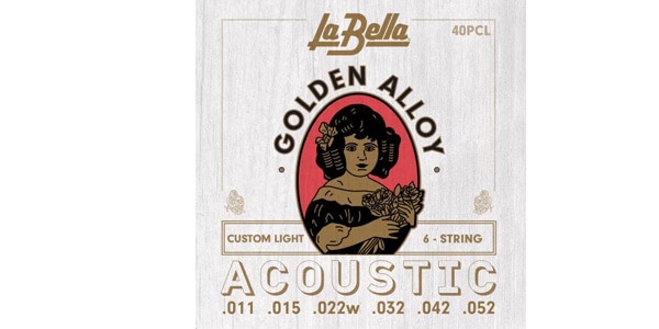 La Bella / 40PCL Golden Alloy - Custom Light
