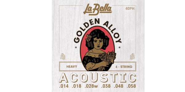 La Bella / 40PH Golden Alloy - Heavy