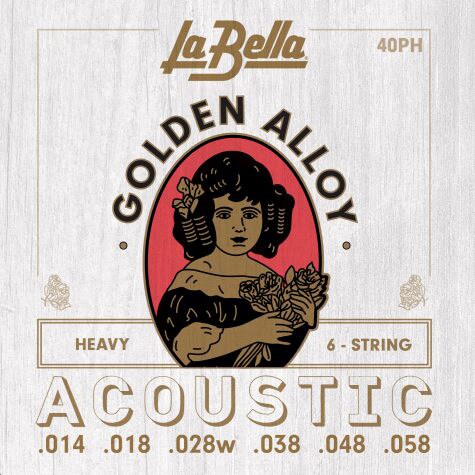 LA BELLA/40PH Golden Alloy - Heavy