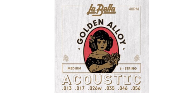 La Bella / 40PM Golden Alloy - Medium