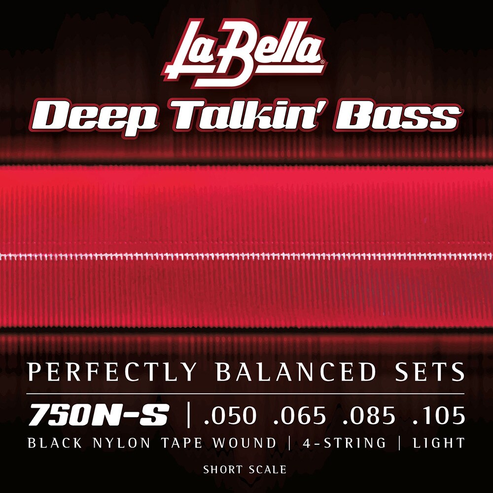 LA BELLA/750N-S Black Nylon Tape Light 50-105 Short Scale