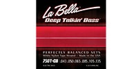 LA BELLA 750T-CB White Nylon Tape 6-String Light