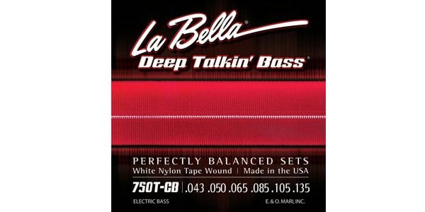 La Bella / 750T-CB White Nylon Tape 6-String Light
