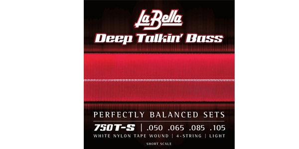 La Bella / 750T-S White Nylon Tape Light 50-105 Short Scale