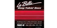 LA BELLA 760C-B Copper White Nylon Tape 5-String