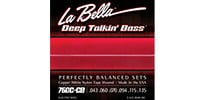 LA BELLA 760C-CB Copper White Nylon Tape 6-String