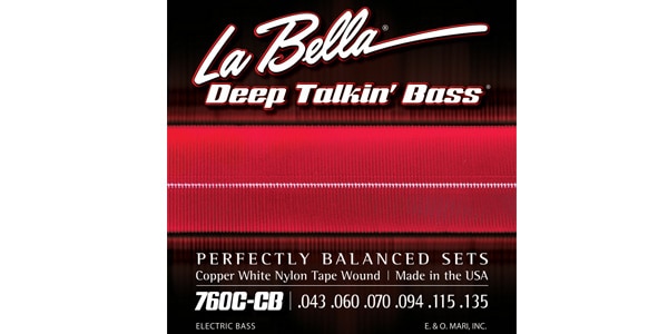 La Bella / 760C-CB Copper White Nylon Tape 6-String