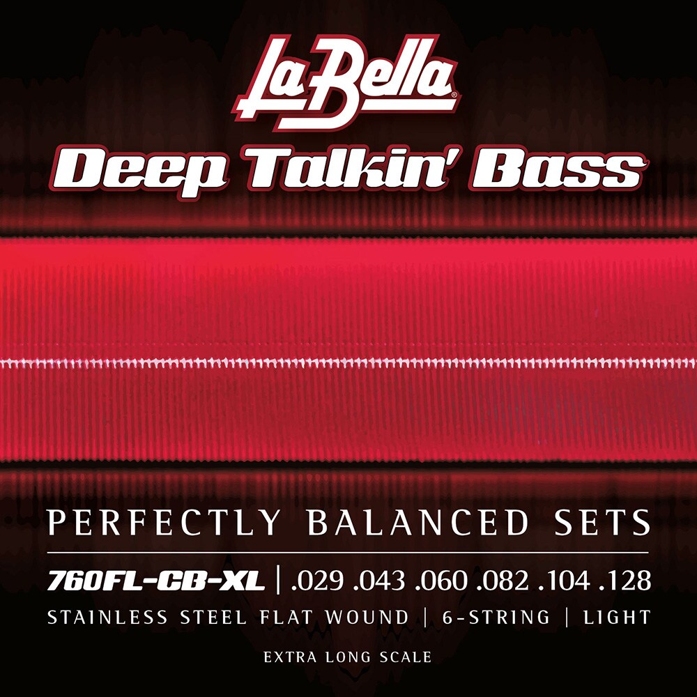 LA BELLA/760FL-CB XL Deep Talkin’ Bass Flats Light 6-String