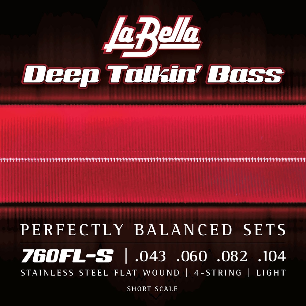 LA BELLA/760FL-S Deep Talkin’ Bass Flats Light 43-104 Short Scale