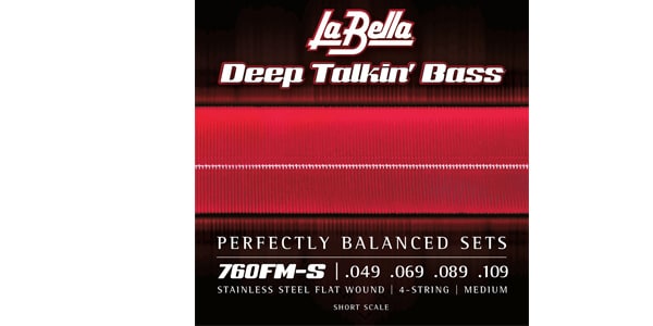 La Bella / 760FM-S Deep Talkin Bass Flats Medium 49-109 Short Scale