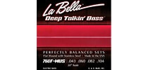 LA BELLA 760F-MUS Stainless Steel Flat Wound 30″ Scale