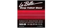 LA BELLA 760G-CB Gold White Nylon Tape 6-String