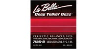 LA BELLA 760G-B Gold White Nylon Tape 5-String