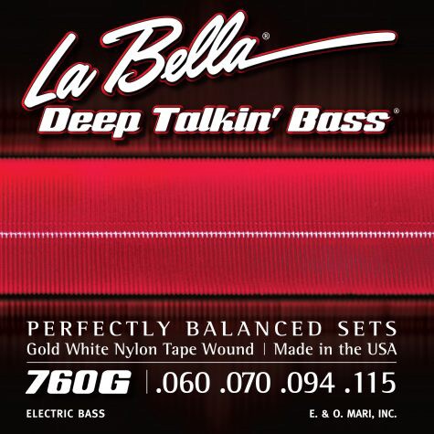 LA BELLA/760G Gold White Nylon Tape, Standard 60-115