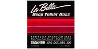 LA BELLA 760NHBB “Beatle” Bass Black Nylon Tape 50-100