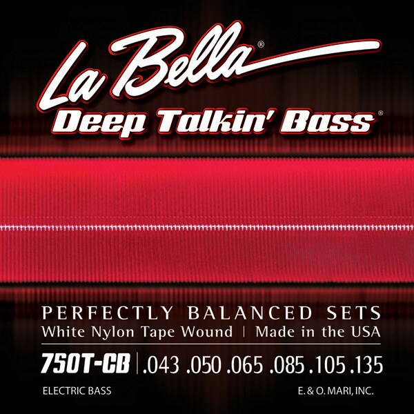 LA BELLA/760T-CB White Nylon Tape, 6-String 43-135