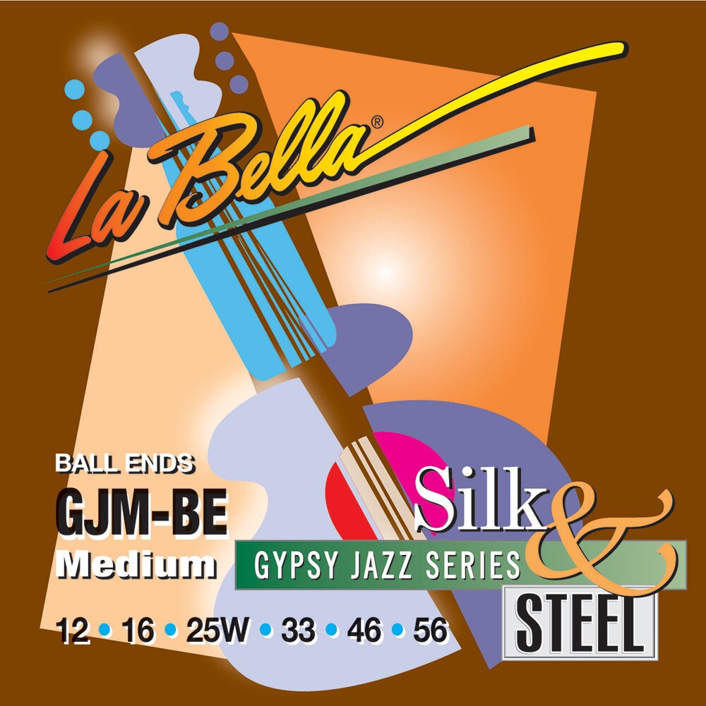 LA BELLA/GJM-BE Gypsy Jazz Silk & Steel - Medium