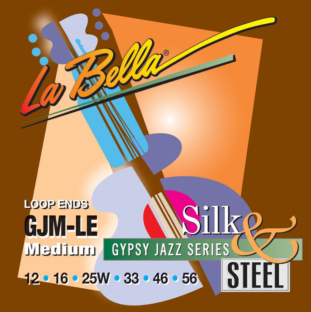 LA BELLA/GJM-LE Gypsy Jazz Silk & Steel - Medium