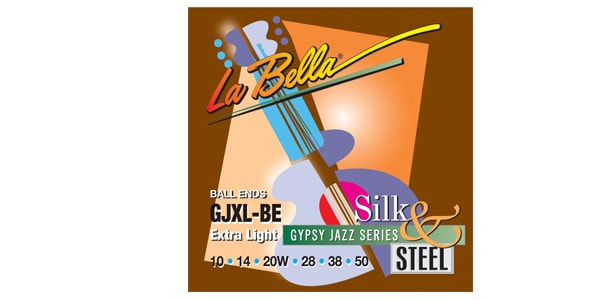La Bella / GJXL-BE Gypsy Jazz Silk & Steel - Extra Light