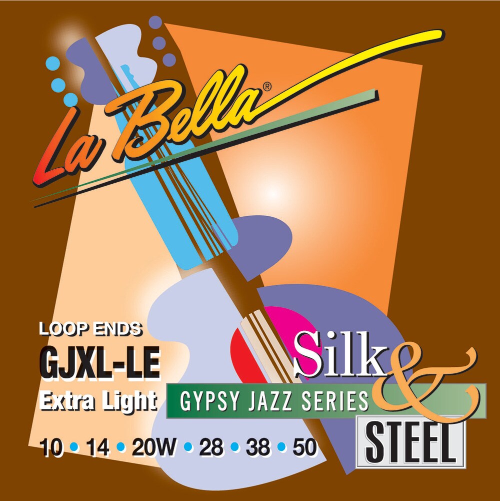 LA BELLA/GJXL-LE Gypsy Jazz Silk & Steel - Extra Light