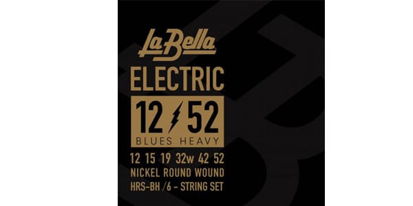 La Bella / HRS-BH Electric Guitar Strings - Blues Heavy 12-52