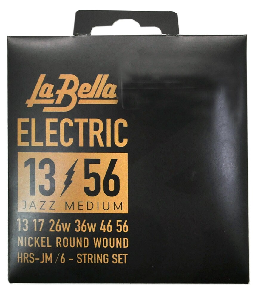 LA BELLA/HRS-JM Electric Guitar Strings - Jazz Medium 13-56