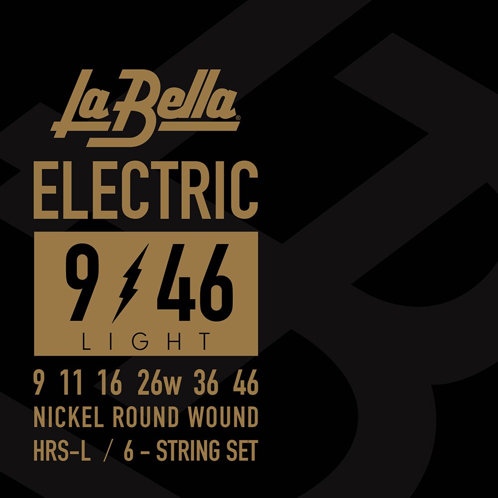 LA BELLA/HRS-L Electric Guitar Strings - Light 09-46