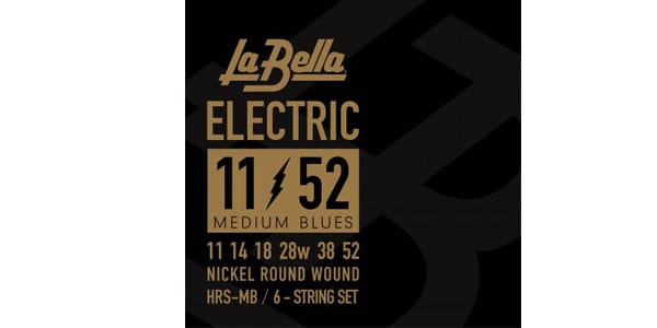 La Bella / HRS-MB Electric Guitar Strings - Medium Blues 11-52
