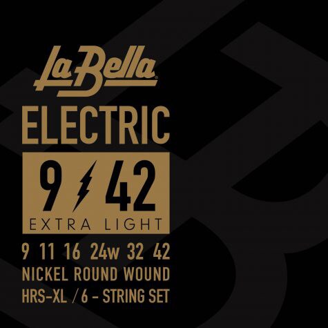 LA BELLA/HRS-XL Electric Guitar Strings - Extra Light 09-42