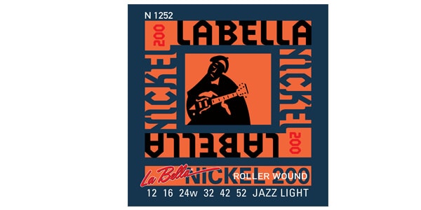 LA BELLA/N1252Nickel 200 Roller Wound - Jazz Light 1252