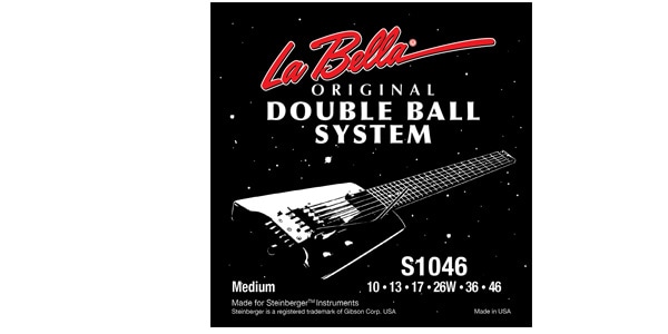 LA BELLA/S1046 Double Ball Electric Guitar - Regular 10-46