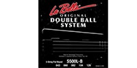 LA BELLA S500L-B Double Ball Bass Flat Wound - Light 43-128, 5-String