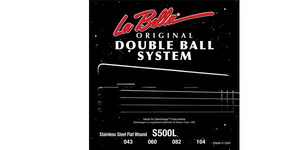 La Bella ( ラベラ )  / S500L Double Ball Bass Flat Wound Light 43-104