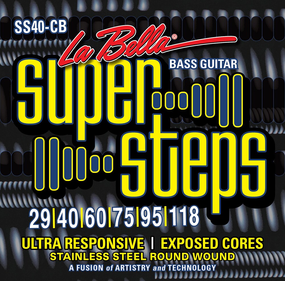 LA BELLA/SS40-CB Super Steps 6-String Extra Light 29-118