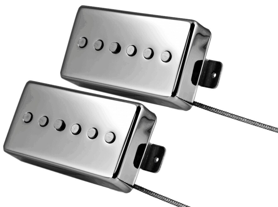 LINDY FRALIN/Alnico Noiseless P90 Humbucker Set Polished Nickel