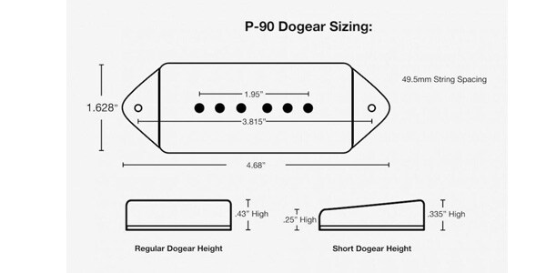 LINDY FRALIN / P-90 DOGEAR SET CREAM画像5