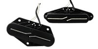 LINDY FRALIN SPLIT BLADES TELE SET Blues Special Medium Radius Black