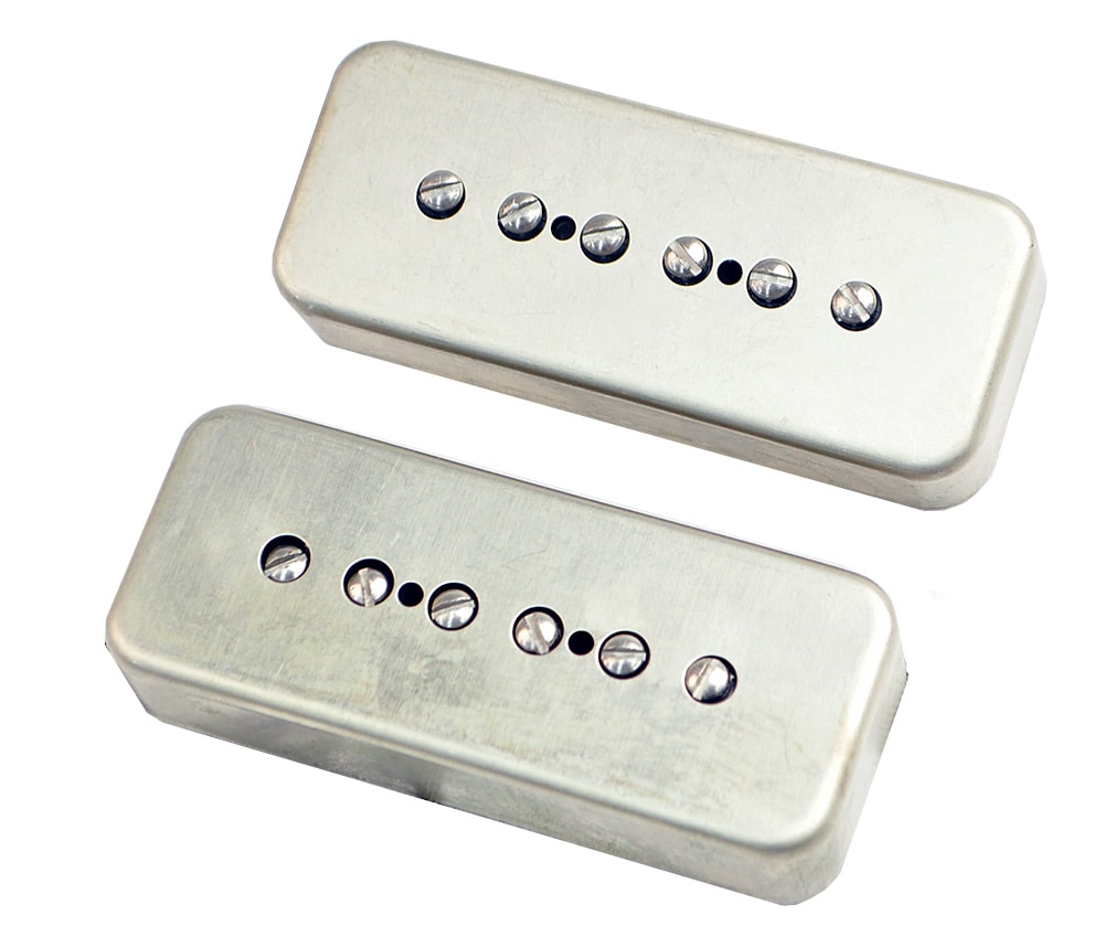 LINDY FRALIN/P-90 SOAPBAR SET Raw Nickel