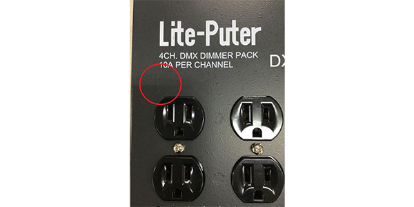 LITEPUTER ( ライトピューター )  / DX-401A　定番ステージ用調光器　アウトレット品 画像4
