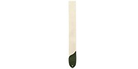 LM Products Natural Cotton &amp; Suede Leather Ends　Green