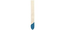 LM Products Natural Cotton &amp; Suede Leather Ends　Sky Blue