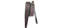 LM Products Premier Guitar Strap - Rustic Leather　Kona Grey