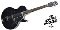 LOAR LH-350 Black　フルアコ