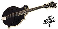 LOAR LM-600-BK　Black　フラットマンドリン