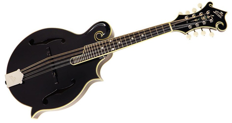 LOAR/LM-600-BK　Black　フラットマンドリン