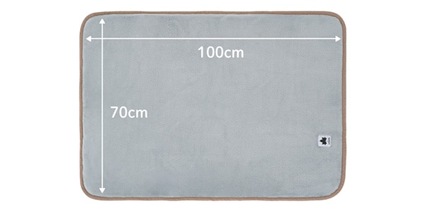 LOGOS / Blanket (Medium size), Gray画像5