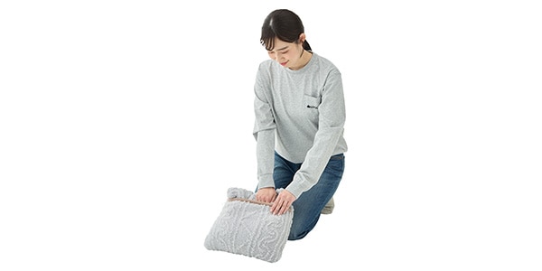 LOGOS / Wearable Blanket, Navy画像4