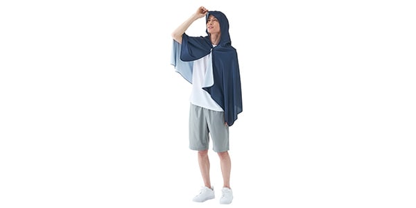 LOGOS / Cooler Poncho – Navy画像4