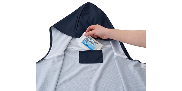 LOGOS / Cooler Poncho – Navy画像6